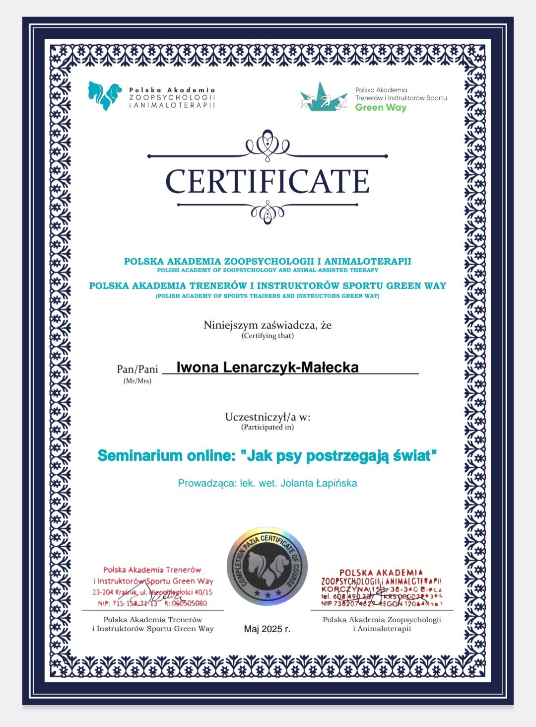 dla lepszego rozumienia naszych psów 